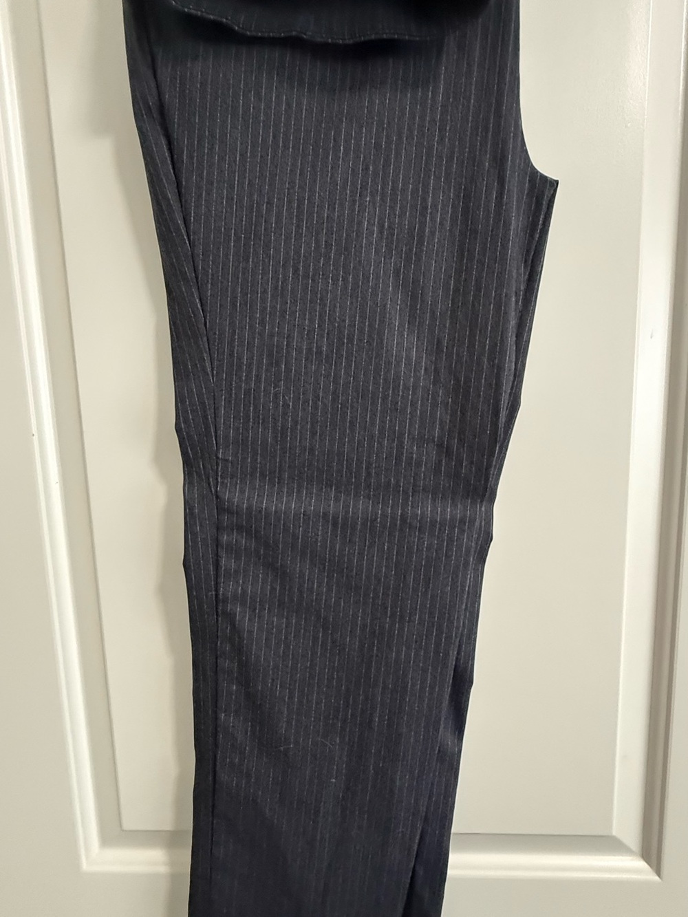 Rafaella Gray Pinstripe Dress Pants Size 16 NWOT Straight Leg Career Workwear